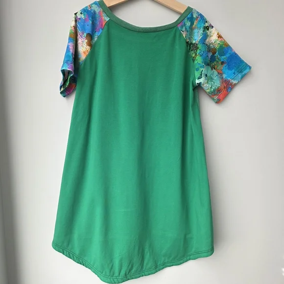 Bob Ross Happy Tree Graphic Tee Tie Dye Sleeve Top - Picture 6 of 9